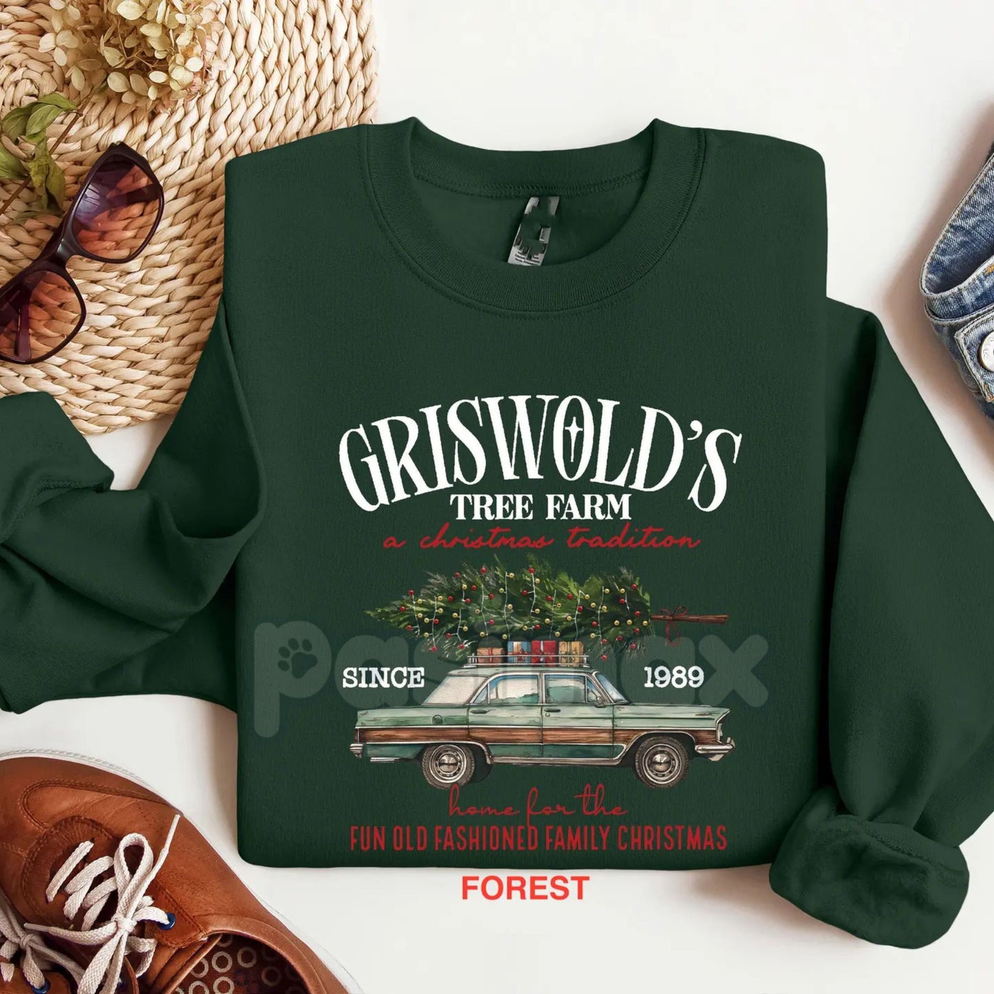 The Griswold Christmas Tree Sweatshirt – Funny Christmas Vacation Movie Pullover