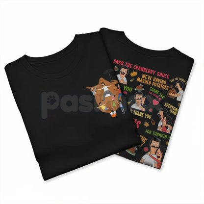 Thanksgiving Song T-Shirt - Happy Thanksgiving Fashion Cotton Tee, Full Colors Full Sizes, Unisex Holiday Apparel