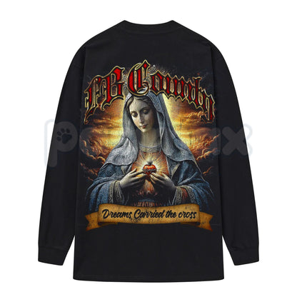 FB County Graphic Long Sleeve Tee – Authentic West Coast Streetwear, Premium Gildan 5400 Heavy Cotton Long Sleeve