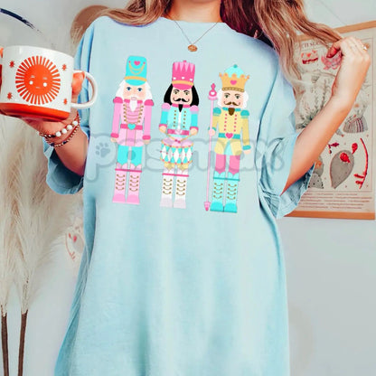 Comfort Colors® Nutcracker "Land of Sweets" T-Shirt – Retro Holiday Performance Tee, Cozy Dancer Gift