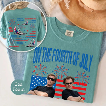 Comfort Colors® Step Brothers "Boats 'N Hoes" T-Shirt – Vintage Retro Summer Movie Shirt, Funny Prestige Worldwide Graphic Tee, Iconic Gift for Him
