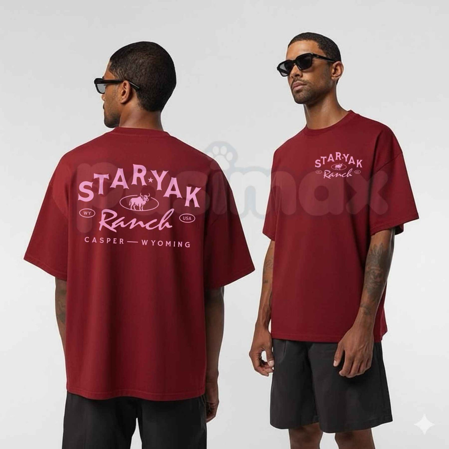 Homegrown Star Yak Ranch T-Shirt – Vintage Western Farm Unisex Cotton Graphic Tee