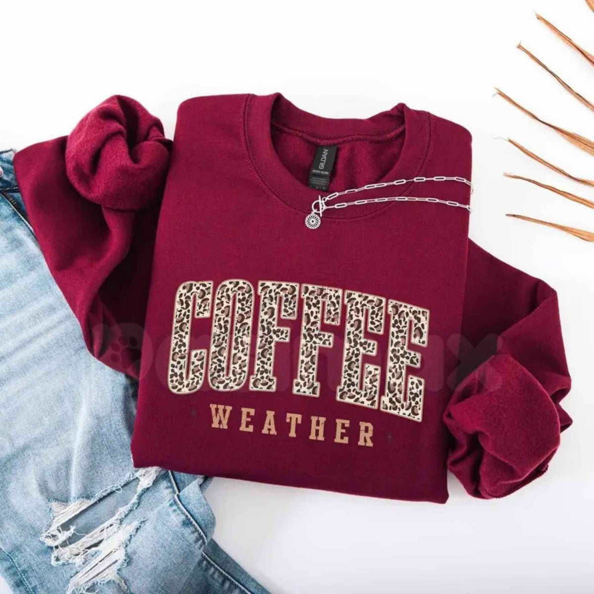 Retro Coffee Weather Sweatshirt | Pumpkin Spice Fall Coffee Lover Top