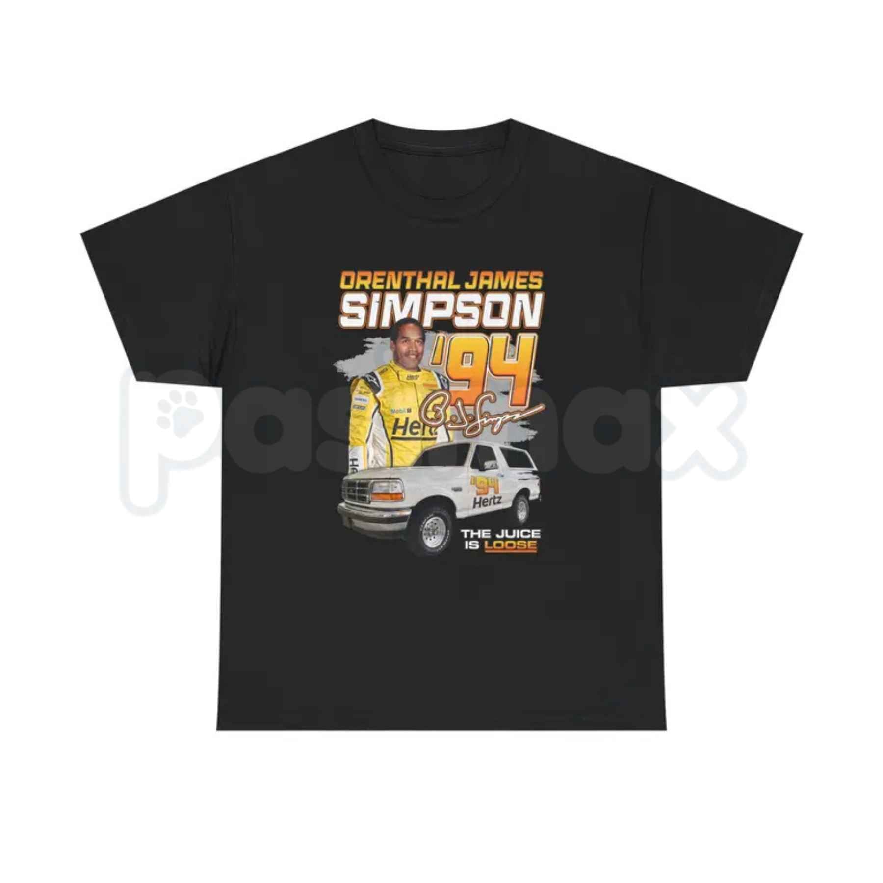 『OJ TEE SHIRT ESPRRESO 40』 OJ Simpson 94 Professional Racer Shirt – Pasimax