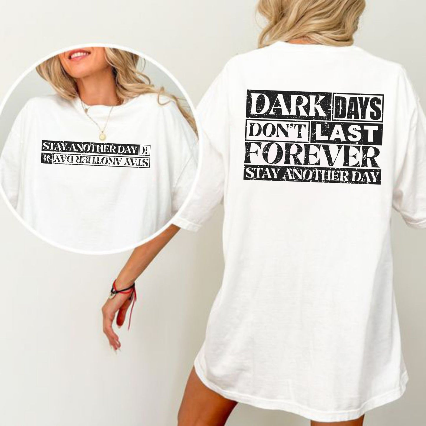 Mental Health Awareness Shirt - "S.A.D. Stay Another Day" Supportive Tee, Unisex Comfort Fit