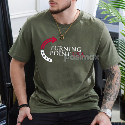 Charlie Kirk & Turning Point USA T-Shirt - Official TPUSA Apparel, Conservative Political Tee