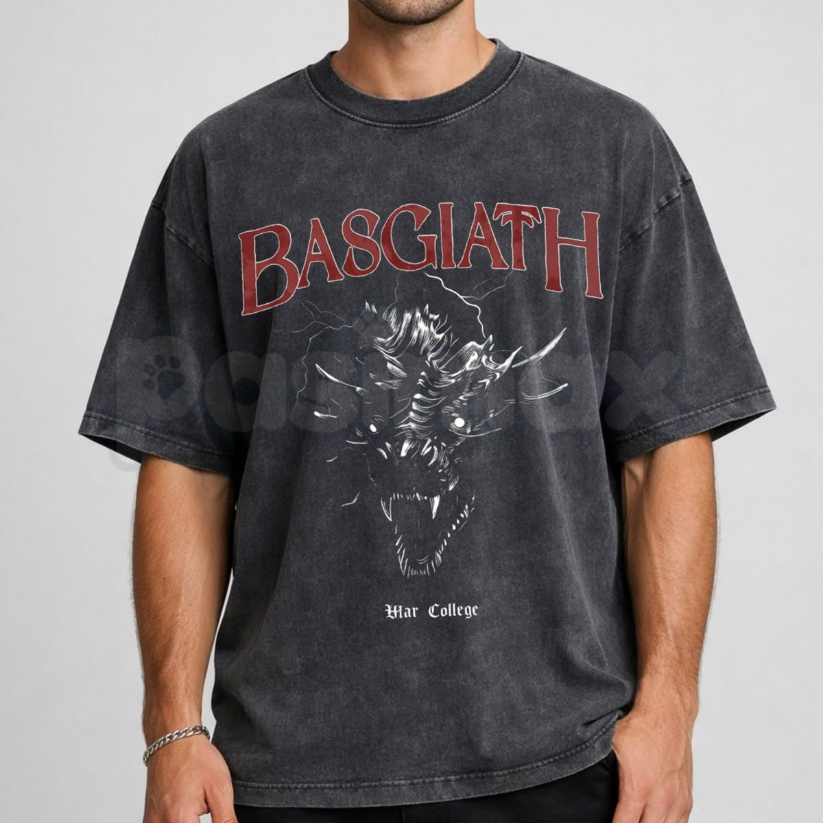 Basgiath War College Shirt – Vintage Fourth Wing Iron Flame Merch Graphic Tee, Acid Wash Lightweight Cotton Unisex Dragon Rider Top