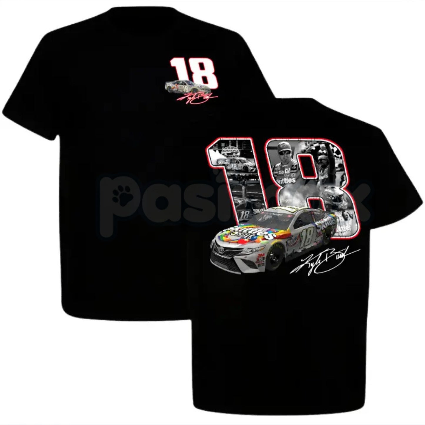 Kyle Busch 18 Tribute T-Shirt – NASCAR Racing Legend Memorial Graphic Tee (1985-2026)