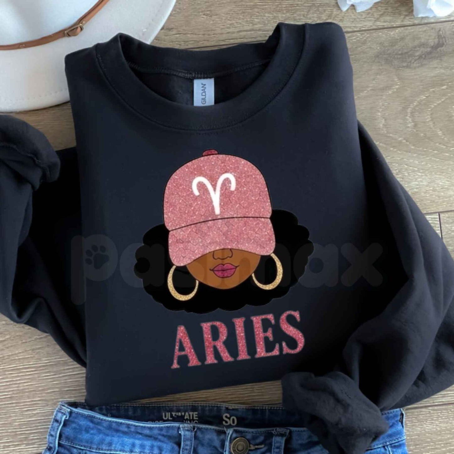 12 Zodiac Slay Girl Sweatshirt | Afro Zodiac Sign Graphic Crewneck