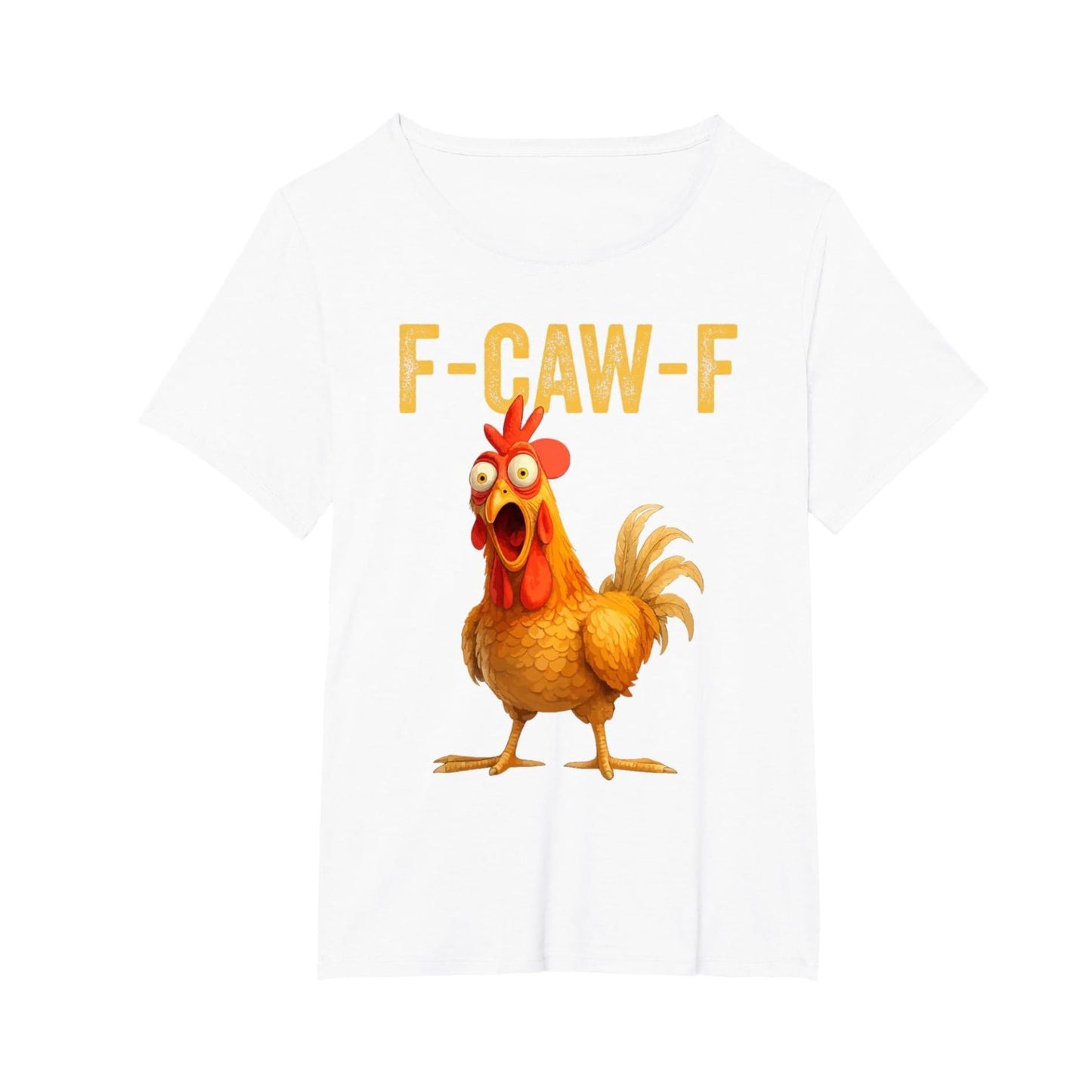 FCAWF Chicken T-Shirt - Funny Adult Humor Tee, Cotton Unisex Graphic Shirt