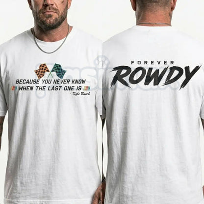 "Rowdy" KB Tribute Racing T-Shirt – Vintage Legend Memorial Motorsports Fan Graphic Tee