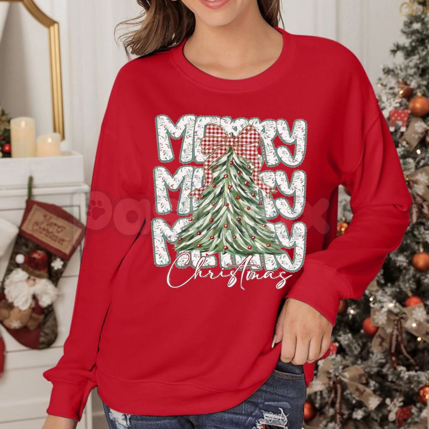 Cute Floral Christmas Sweatshirt | Delicate Botanical Holiday Jumper | Cottagecore Aesthetic Xmas Crewneck | Cozy Flower Gift