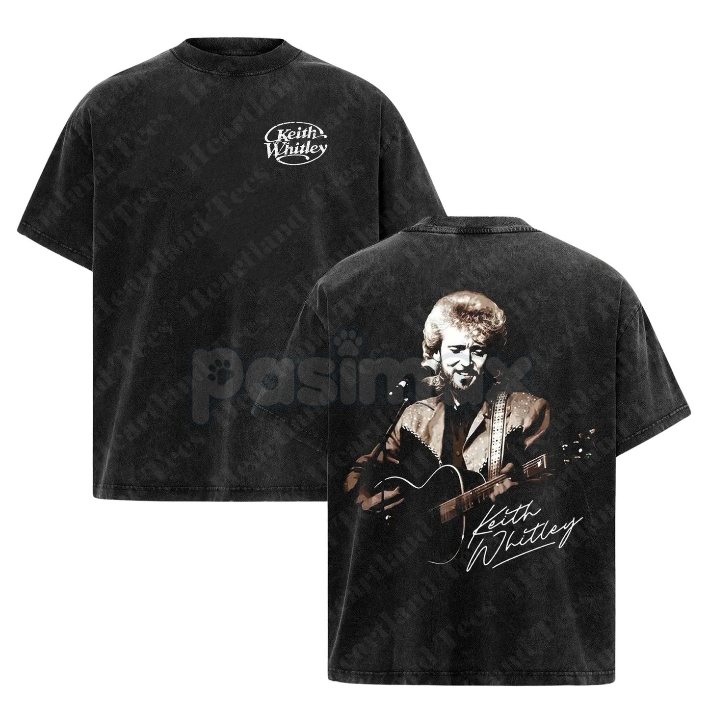 Keith Whitley "Don't Close Your Eyes" Vintage T-Shirt – Sandy Retro Country Music Graphic Tee
