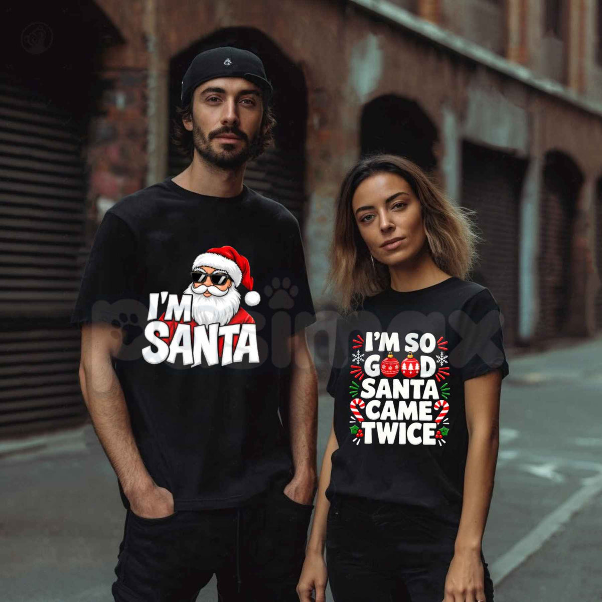 Funny Christmas Matching Unisex T-Shirt – Holiday Party Family Group Tee