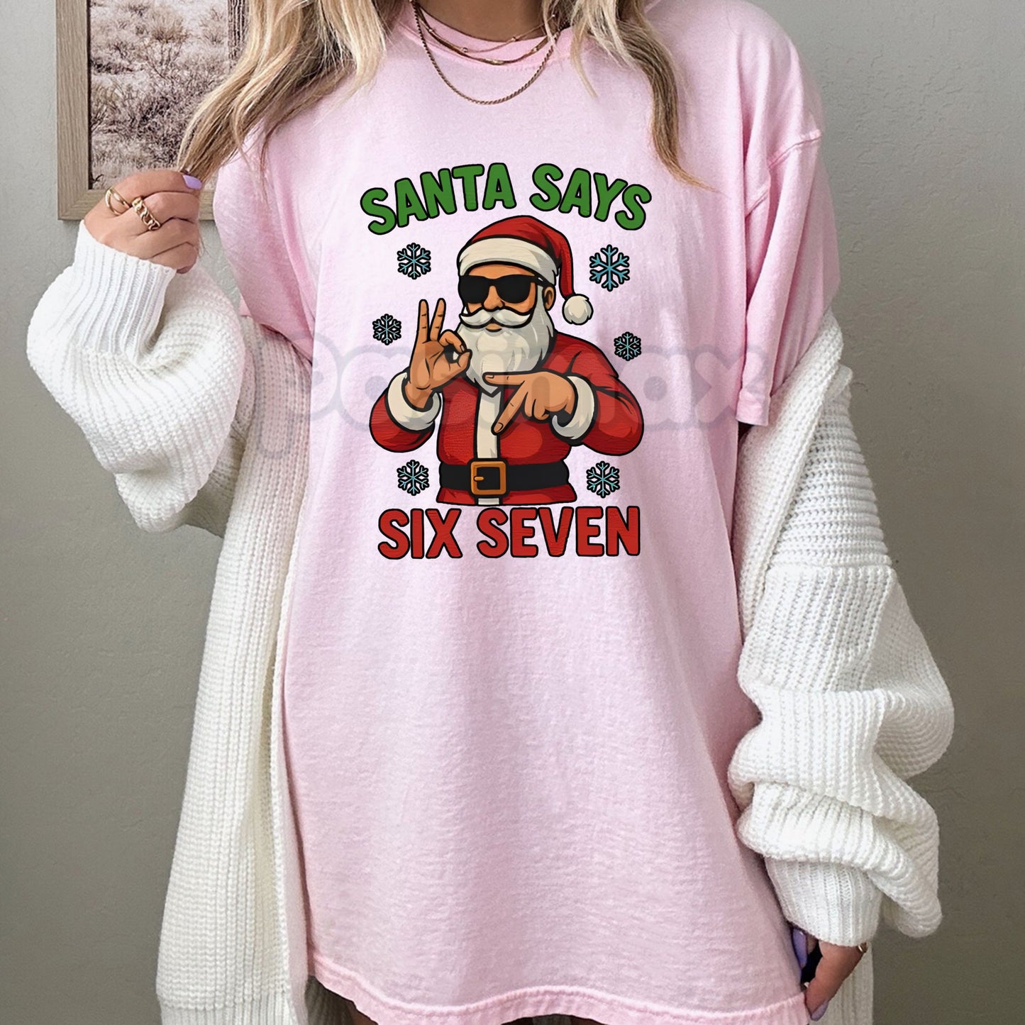 Six Seven T-Shirt (6-7 Meme) - Viral Height Joke Tee, Funny Trending Slogan Shirt, Unisex Humorous Apparel