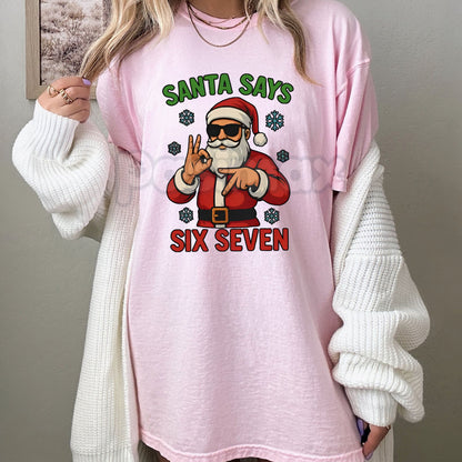 Six Seven T-Shirt (6-7 Meme) - Viral Height Joke Tee, Funny Trending Slogan Shirt, Unisex Humorous Apparel