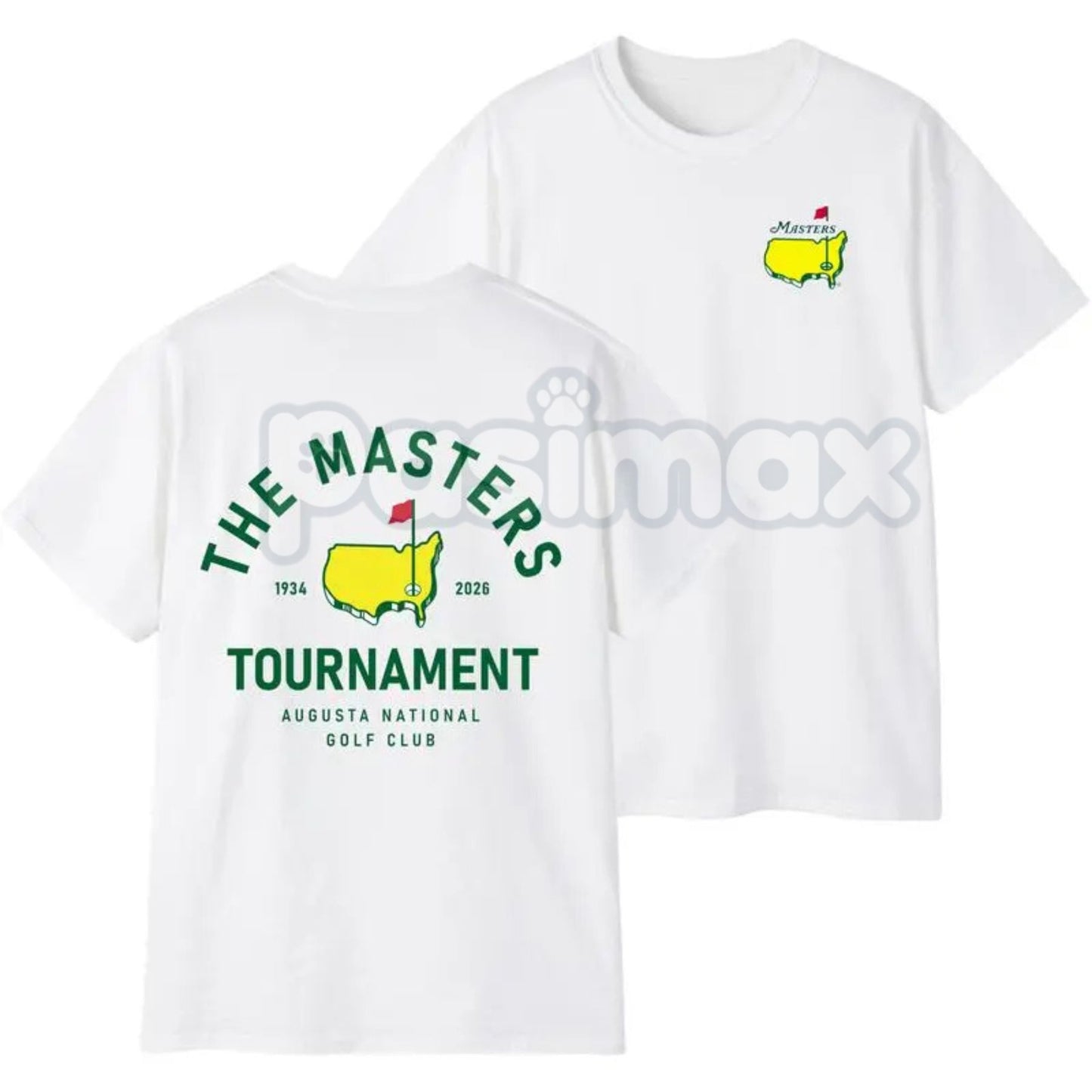 2026 Masters Tournament Shirt – Augusta 92 Years National Golf Tee with Champions List 1934–2026, Premium 100% Cotton Sports History Top, Soft Lived-In Heavyweight Green Jacket Shirt, Made in USA
