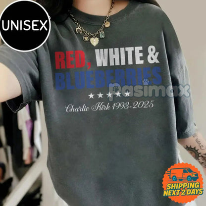'Red White and Blueberries' Shirt – Republican USA Freedom Shirt, Patriotic Gift for Men and Women, Conservative Apparel