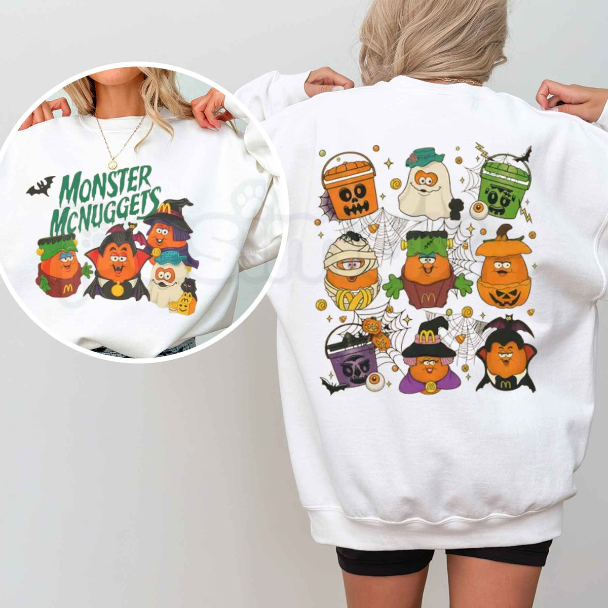 McNuggets Buddies 2-Sided Sweatshirt | Vintage 90s Pop Culture Crewneck