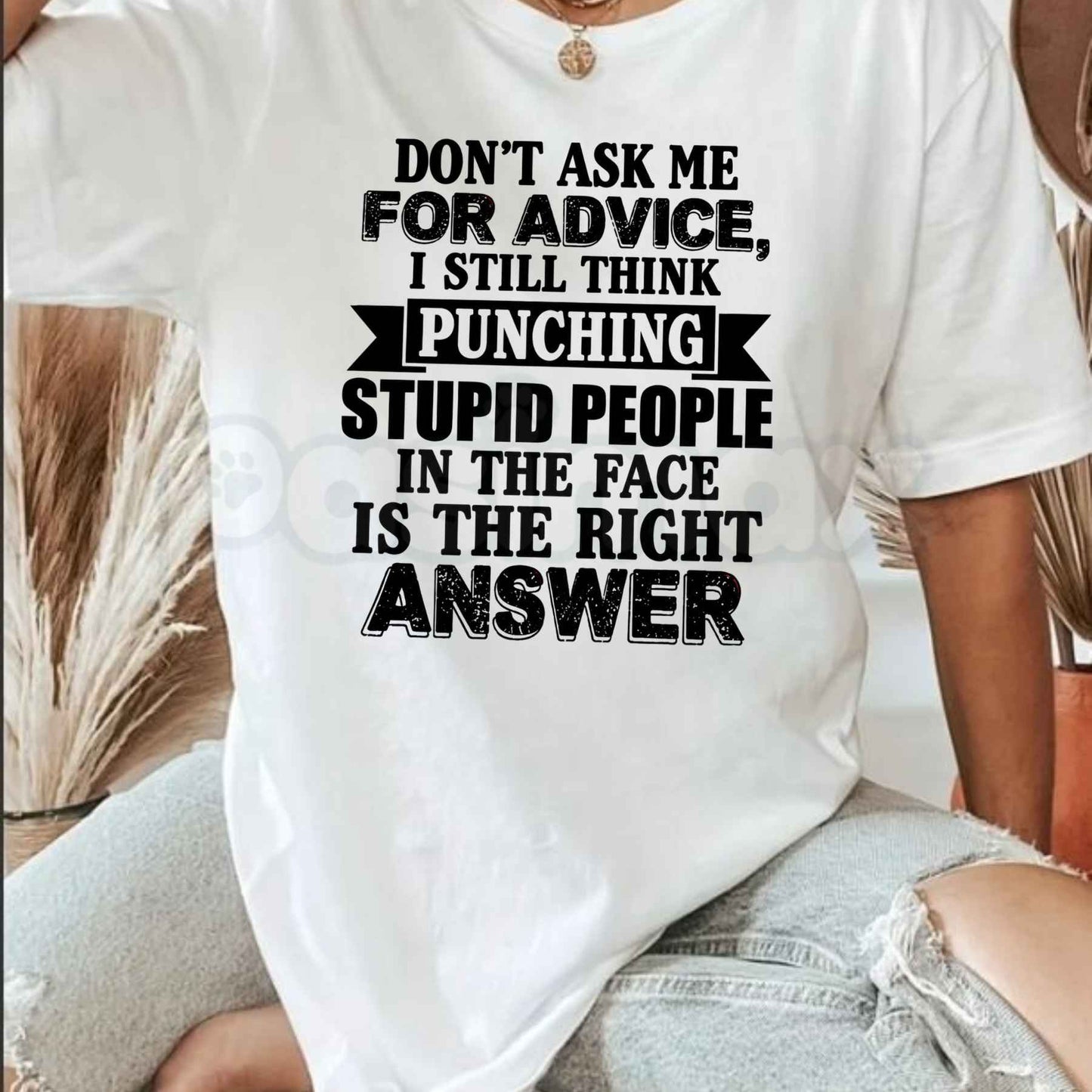 Dont Ask Me For Advice T Shirt – Funny Sarcastic Boundary Graphic Tee, Witty Unprofessional Consultant Unisex Classic Vintage Cotton Shirt