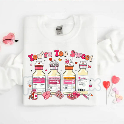 ER Nurse Valentine's Day Shirt | Emergency Room Valentine Sweatshirt | Medical Professional Heart Crewneck | Nurse Practitioner V-Day Gift | Funny ER Nursing Jumper