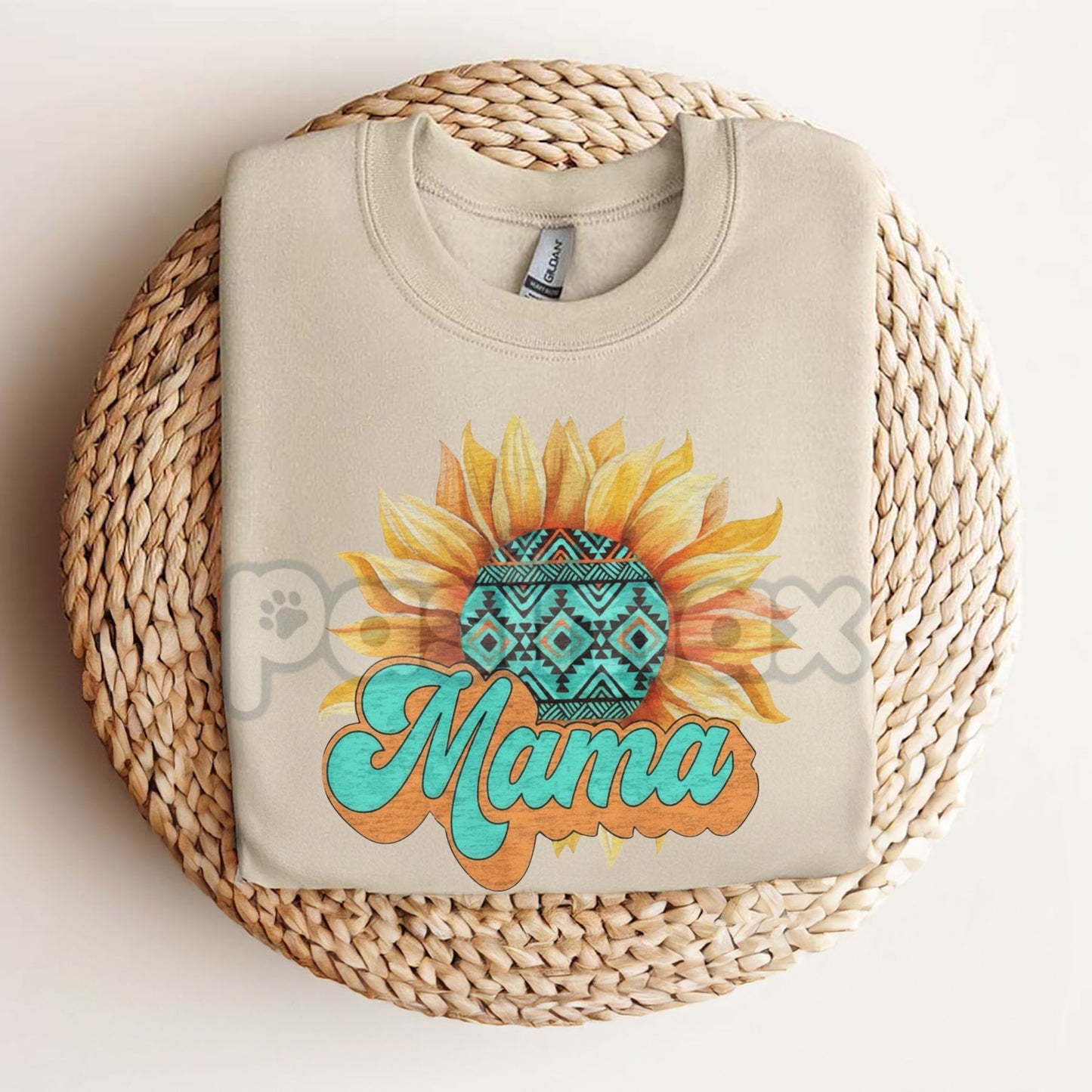 Mama Sunflower T-Shirt - Inspirational Mom Graphic Tee, Joyful Floral Apparel, Motherhood Symbolism Gift