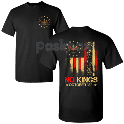 'No Kings in America We The People' Shirt – Patriotic Comfort Colors® Tee, Constitutional Freedom Apparel