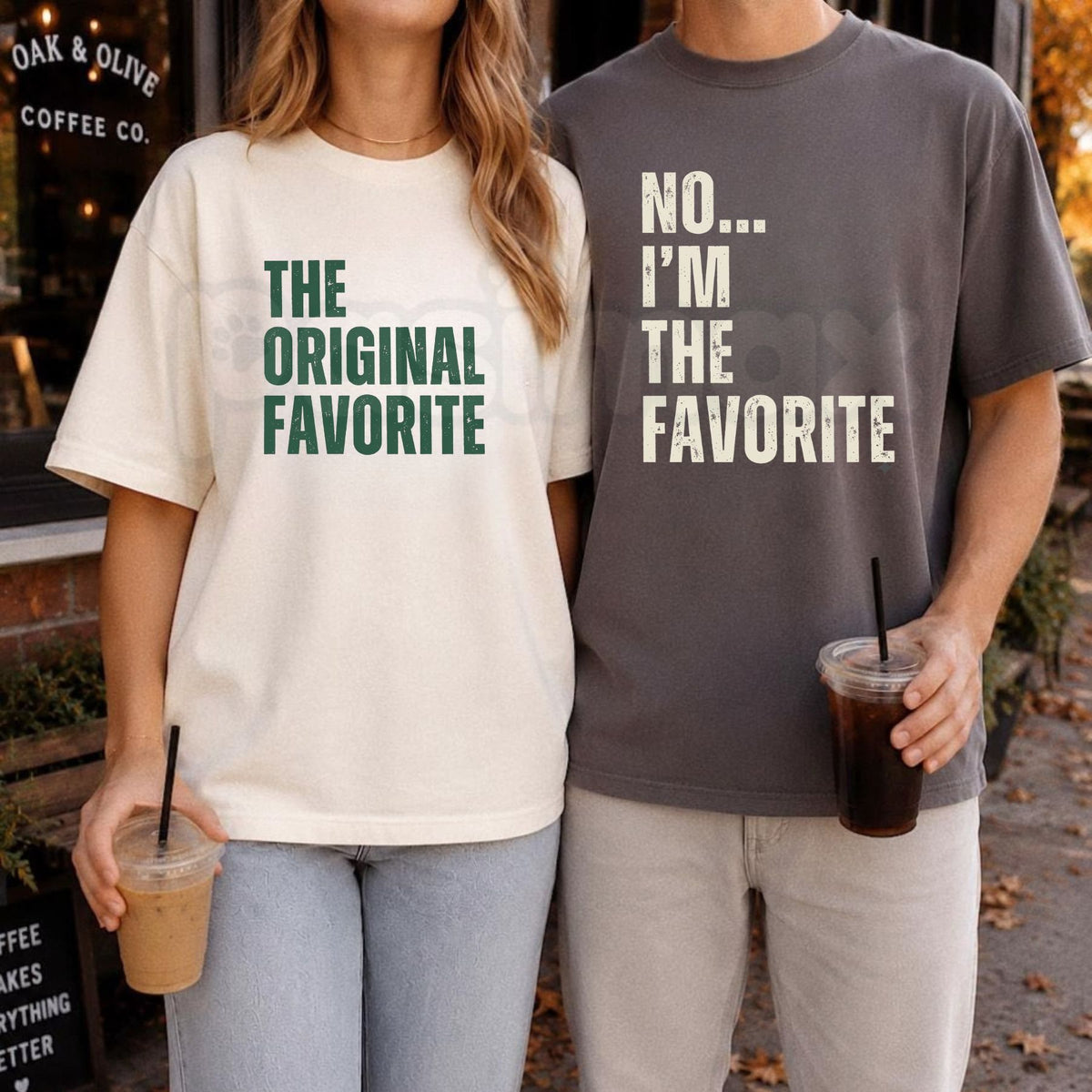 Comfort Colors® I'm The Favorite T-Shirt – Funny Family Sarcastic Graphic Tee, Matching Crew Unisex Top & Holiday Gift