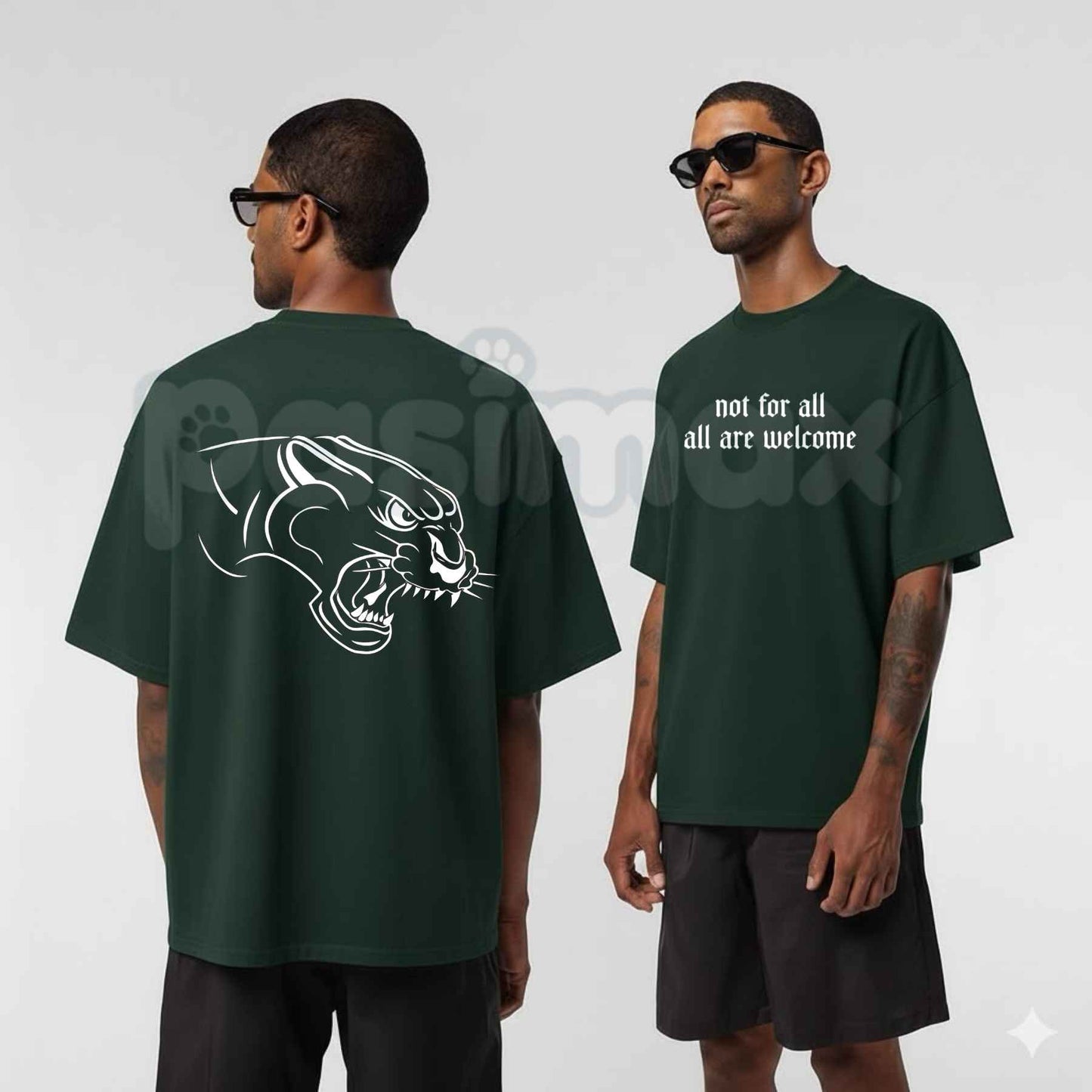 Not For All All Are Welcome T-Shirt – Inclusive Statement Quote Unisex Cotton Graphic Tee