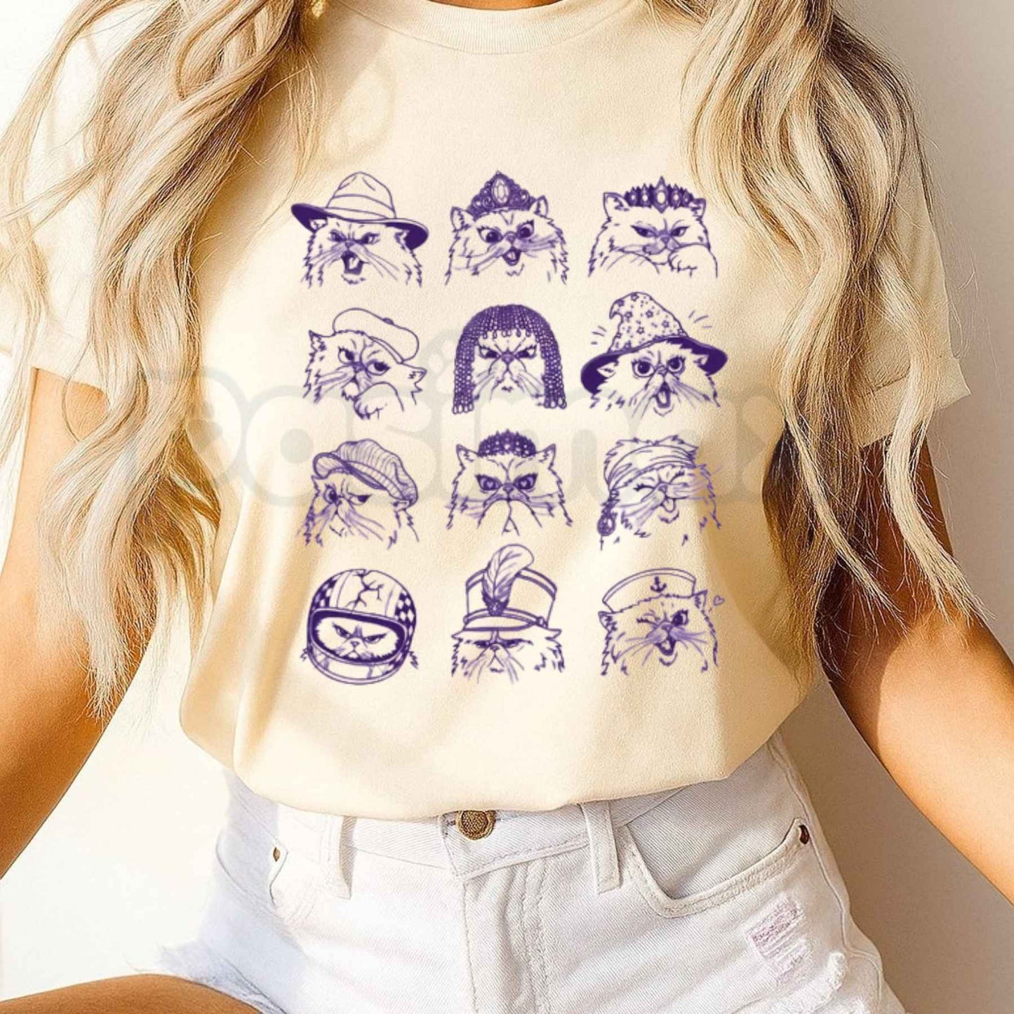 Donut's Hats T-Shirt – Funny Dessert Foodie Graphic Unisex Cotton Tee