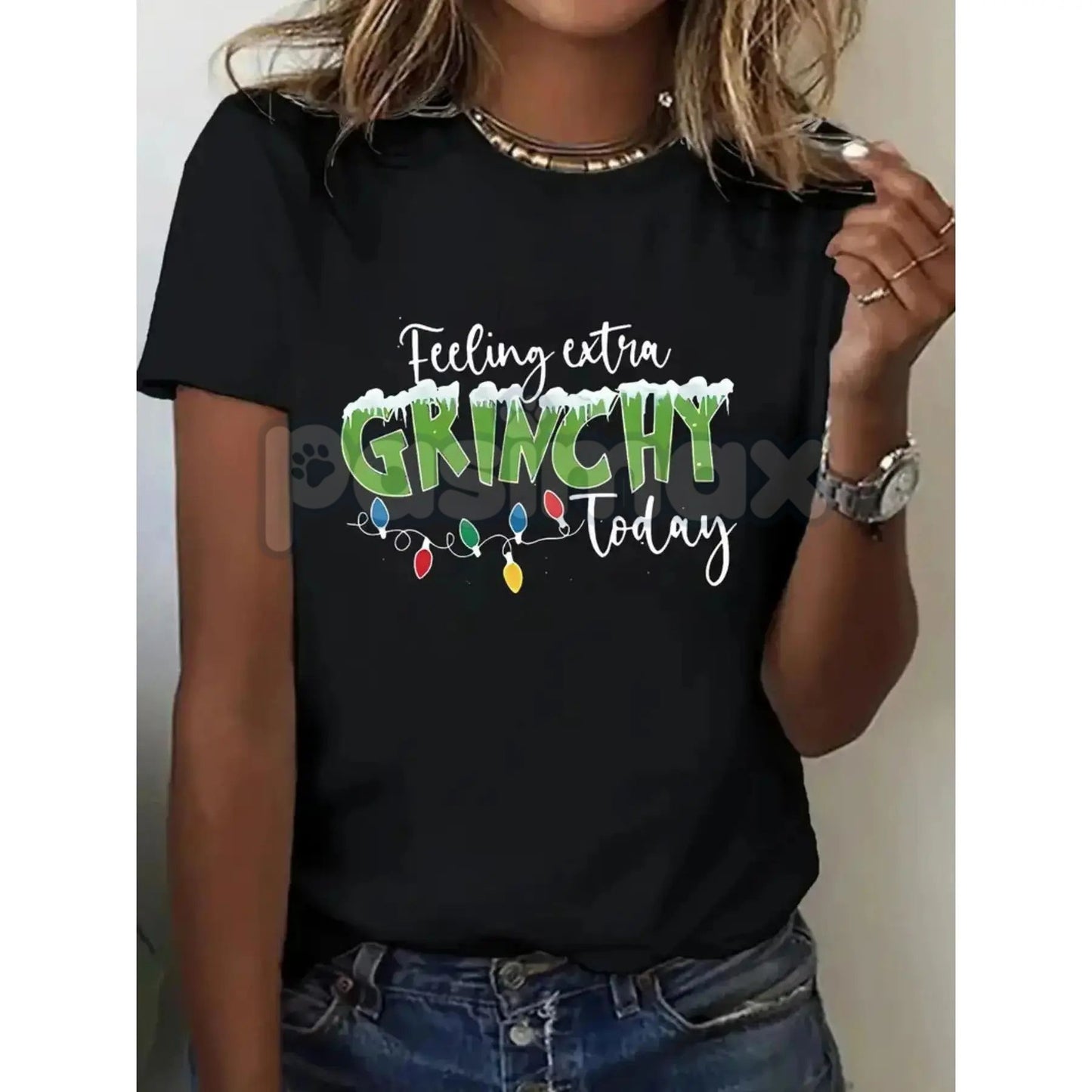 Feeling Grinchy Today T-Shirt – Funny Dr. Seuss Inspired Christmas Graphic Tee, Holiday Humor Shirt for Men & Women