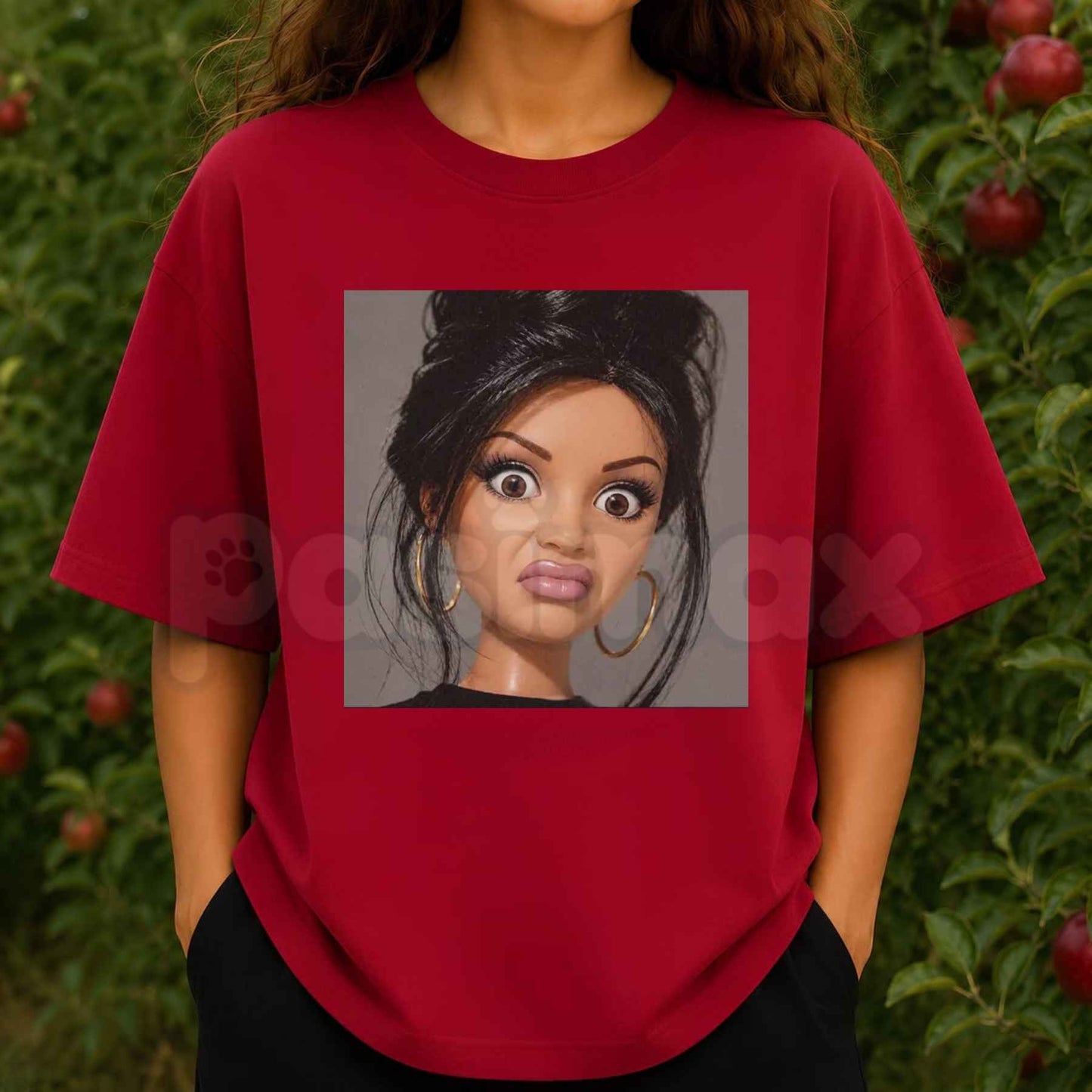 Stank Face Doll Girl Meme T-Shirt – Funny Sarcastic Attitude Women's Graphic Tee