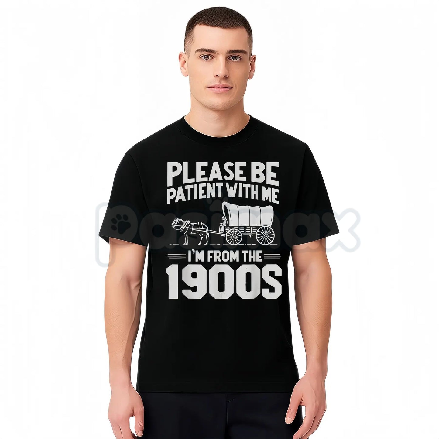 "I'm From the 1900s" Seniority T-Shirt - Funny Tech-Frustration Slogan Tee, Milestone Birthday Gift for Men and Women, Nostalgic Humor Apparel