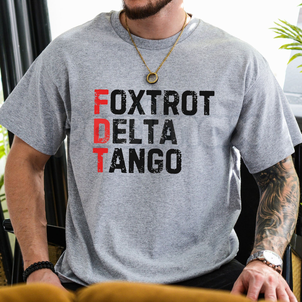 Foxtrot Delta Tango Cooling Performance Crew T-Shirt – Tactical Military Acronym Tee