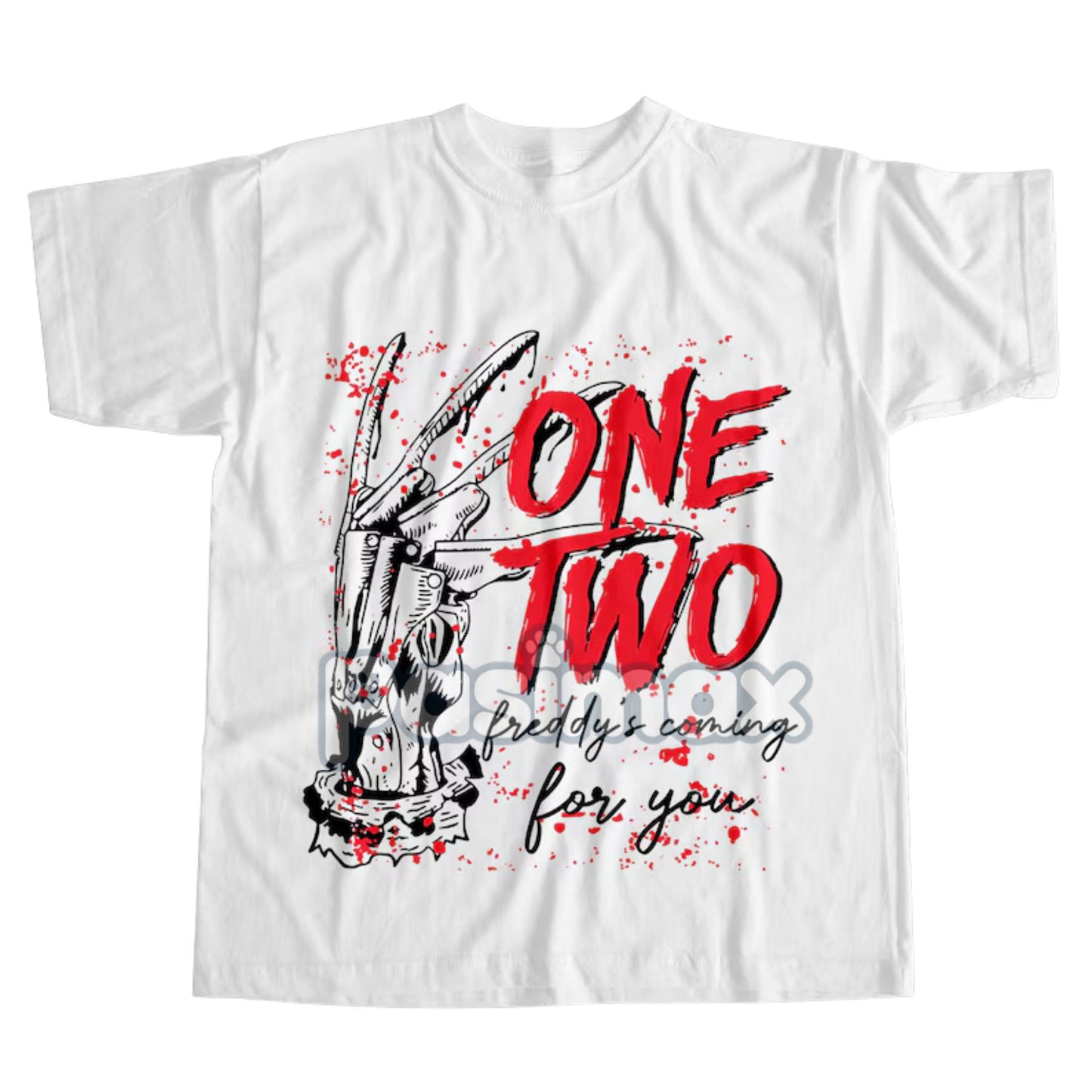 Halloween Horror Anime T-Shirt - Spooky Japanese Graphic Tee, Edgy Fall Wear