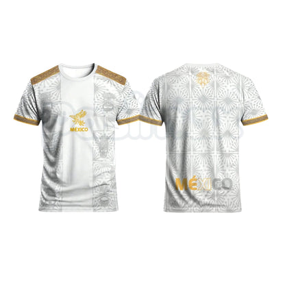 Mexican Aztec Totem Print Loose T-Shirt – Ancient Cultural Graphic Tee, Relaxed Fit Streetwear