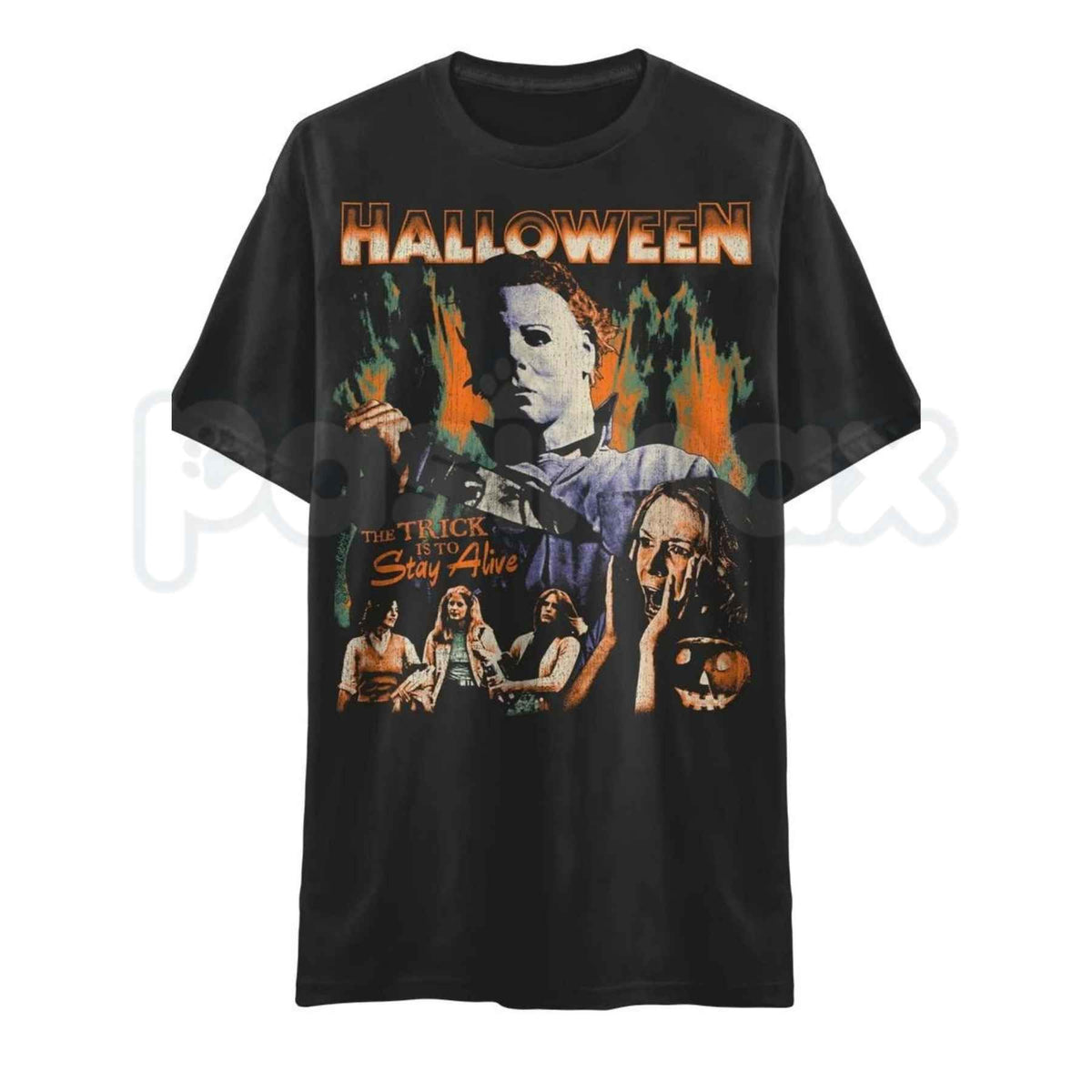 Halloween 1978 Michael Myers Shirt – The Trick Is To Stay Alive Horror Hoodie & Spooky Graphic Sweatshirt