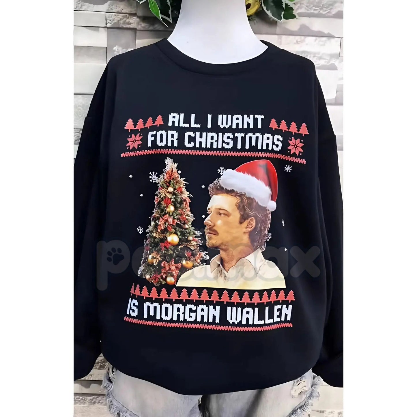 "All I Want For Christmas Is Music" Sweatshirt – Christmas Music Lover Gift Crewneck