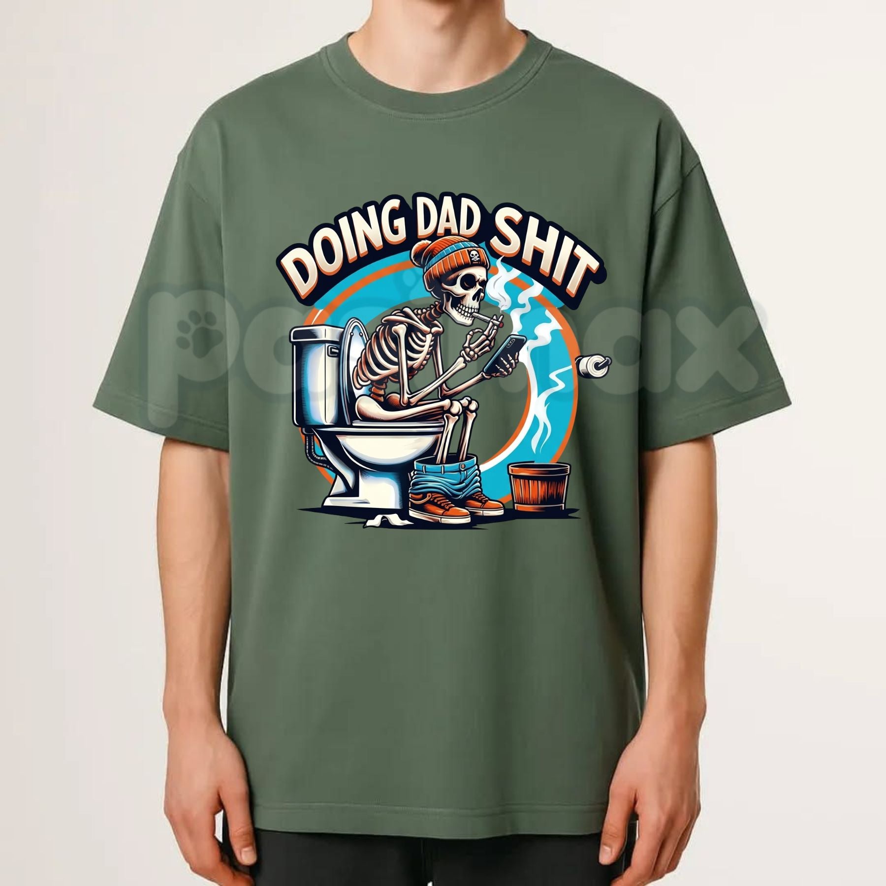 Doing Dad Shit Skull Shirt | Funny Dad Life Humor Tee – Pasimax