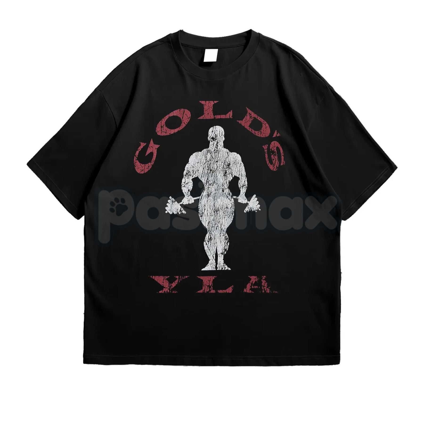 Gold's Gym Vintage Distressed Weightlifting Tee – Pasimax