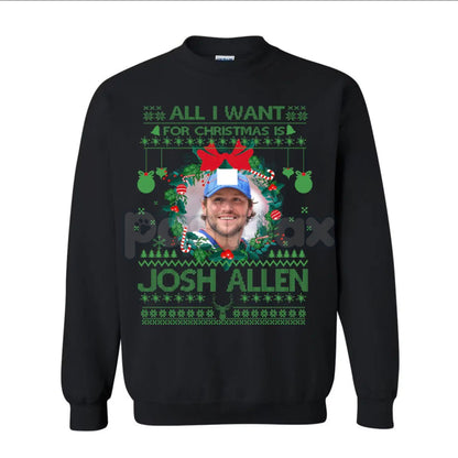 Josh Allen #17 Bills Mafia Football Sweatshirt | Buffalo QB Fan Gear | Game Day Apparel
