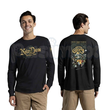 Men's League Collegiate Wear Notre Dame Fighting Irish The Shirt 2025 Long Sleeve T-Shirt – Official College Game Day Apparel