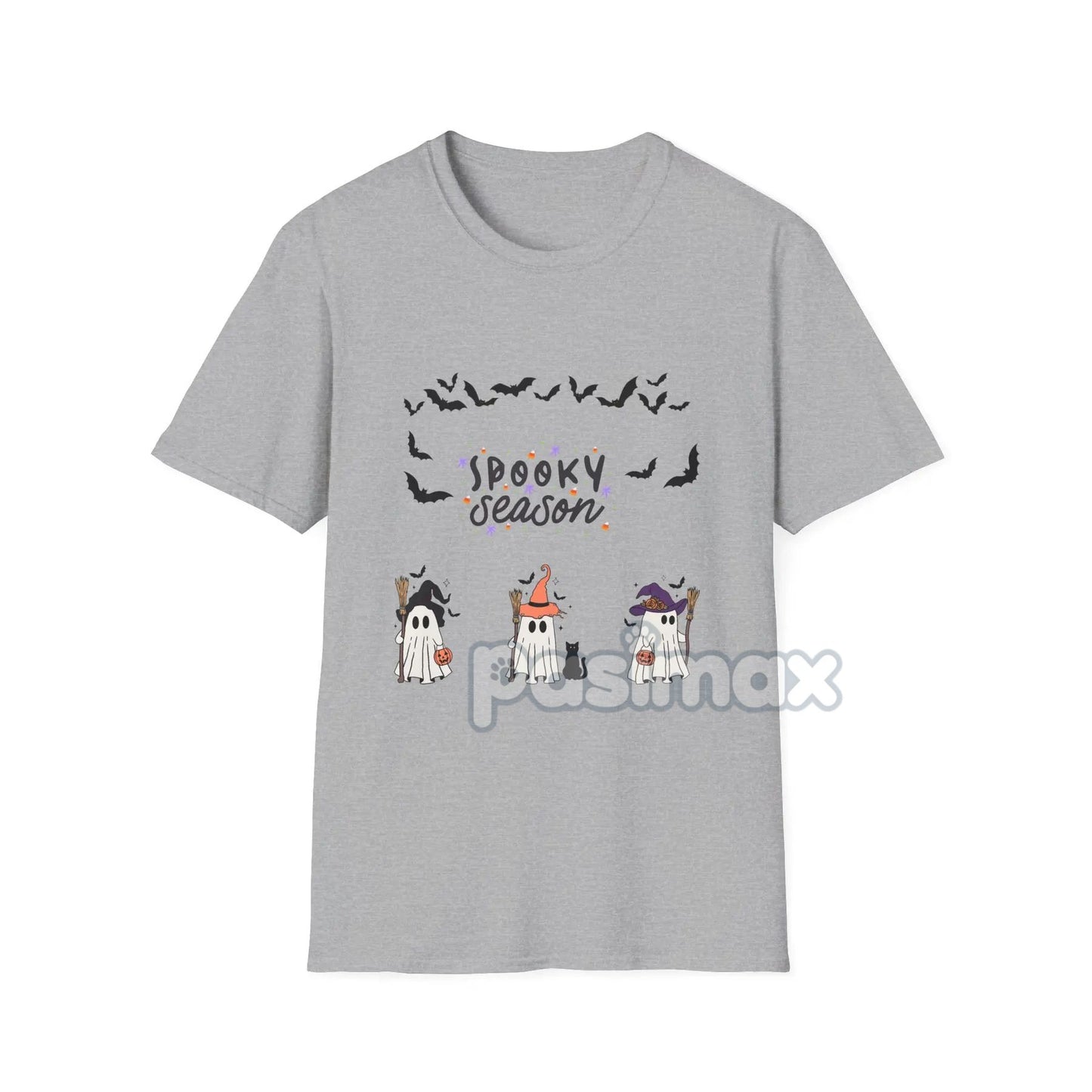 Spooky Boo Ghost T-Shirt - Cute Halloween Ghost Tee, Simple Spooky Apparel