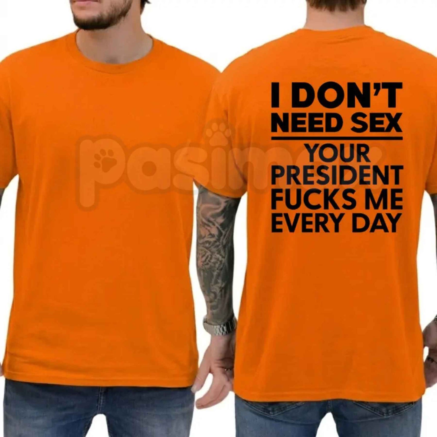 Funny Political Satire Anti-President Tee – Sarcastic Political Humor T-Shirt, Conservative Republican Unisex Cotton Shirt