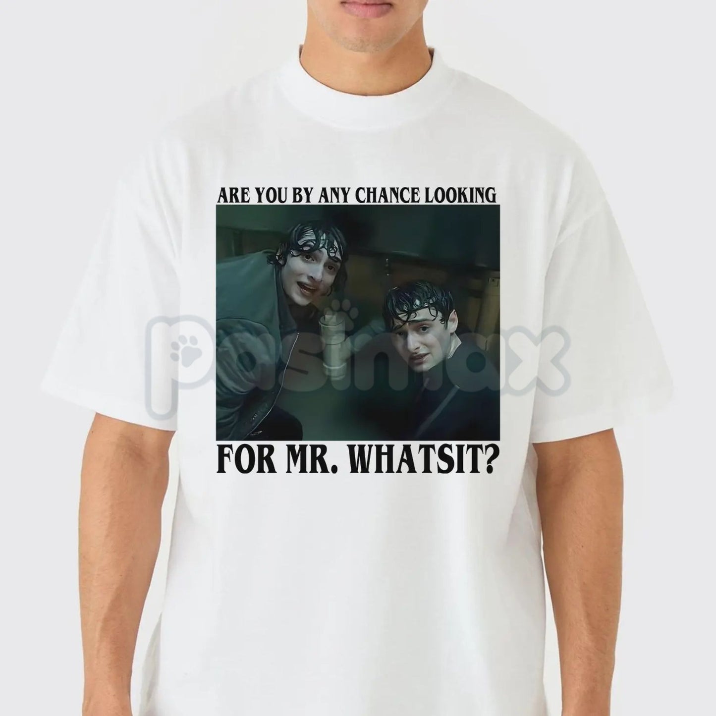 "Are You By Any Chance Looking For Mr. Whatsit" Tee - Funny Mike And Will Shirt, Gift For Strange Thing Fans, Niche Quote Netflix Series Apparel