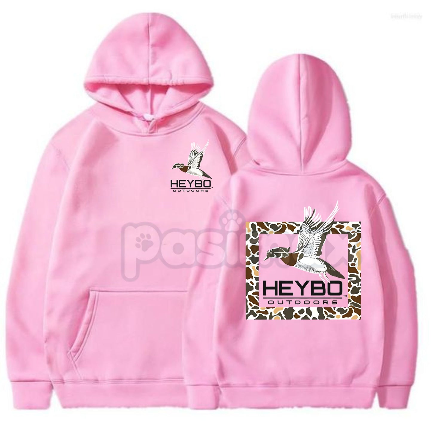 Heybo Outdoors Hoodie – Classic Hunting & Fishing Apparel Pullover, Essential Active Lifestyle Gear, Unisex