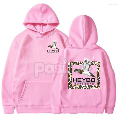 Heybo Outdoors Hoodie – Classic Hunting & Fishing Apparel Pullover, Essential Active Lifestyle Gear, Unisex
