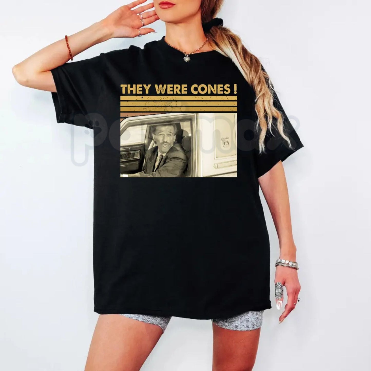 "They Were Cones" Retro Quote Shirt - I Think You Should Leave Meme Tee, Funny Tim Robinson Sketch Comedy Apparel, Niche Fan Gift
