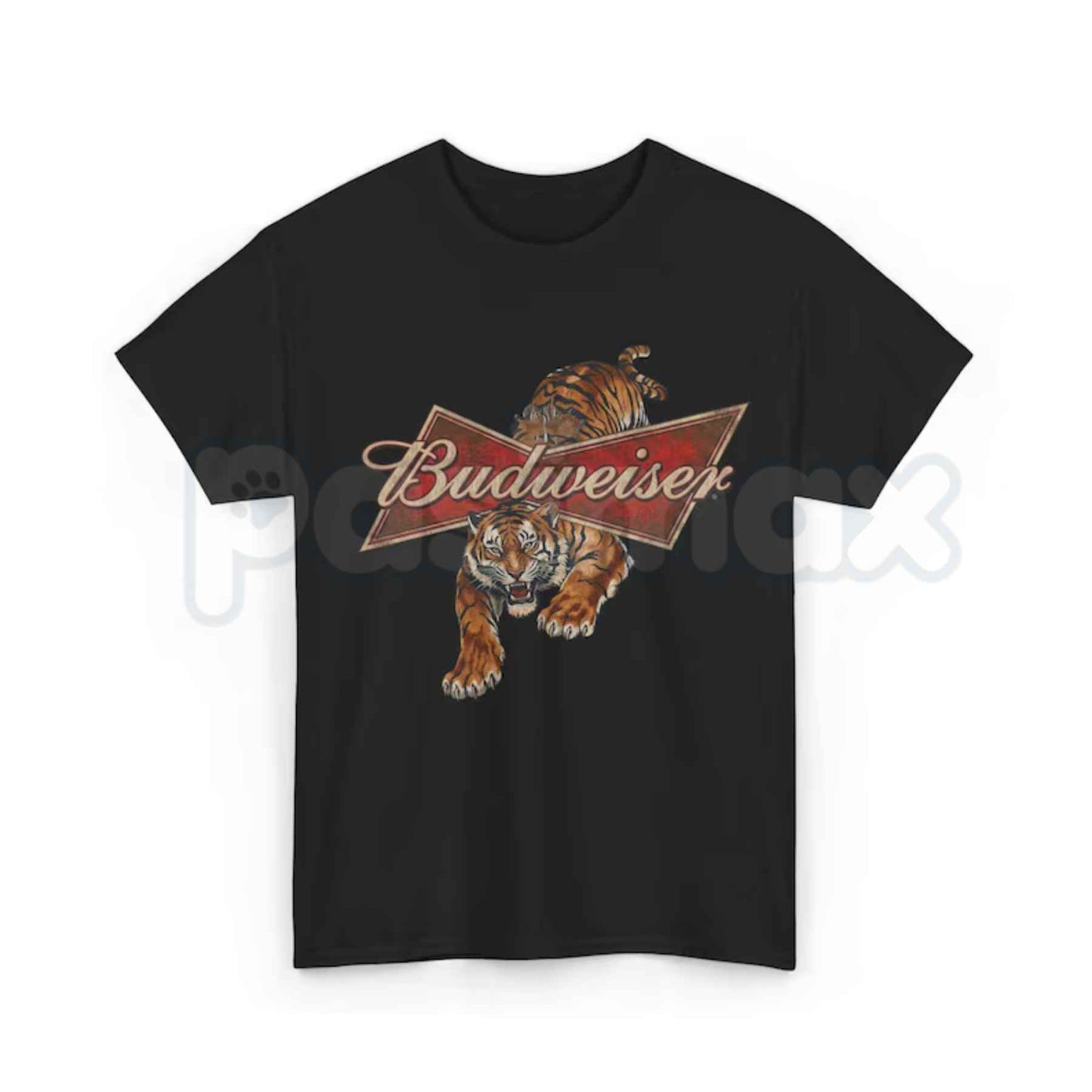 Vintage Style Budweiser Tiger T-Shirt – Retro Beer Unisex Cotton Graphic Tee