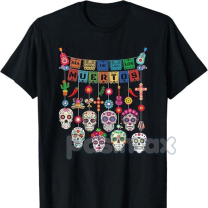Vintage Skeleton Tequila T-Shirt - Dia De Los Muertos Apparel, Day of the Dead Mexican Skull Tee